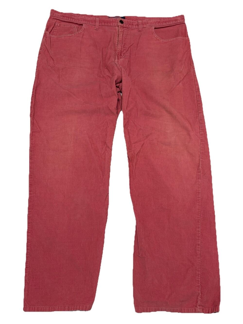 Vineyard Vines Men’s Corduroy Five Pocket Pant, Size 42x32, Salmon/Pink
